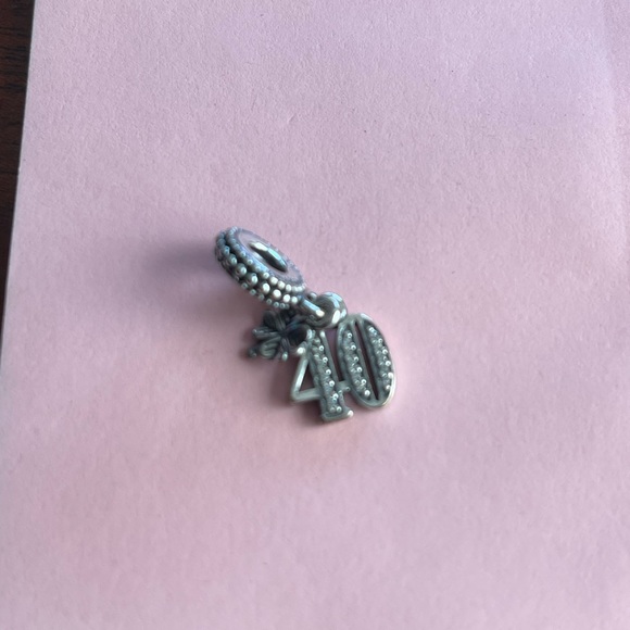 Good luck 40 pendant. Silver stamped 925. Brand new - Picture 2 of 2